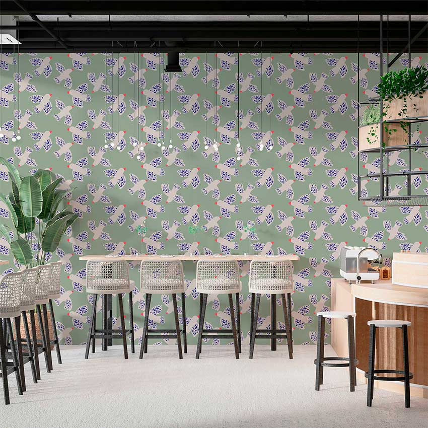 Decoração Criativa: Como Usar Papel de Parede em Escritórios e Espaços Comerciais