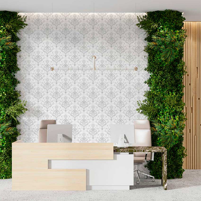 Papel de Parede Vintage Grey