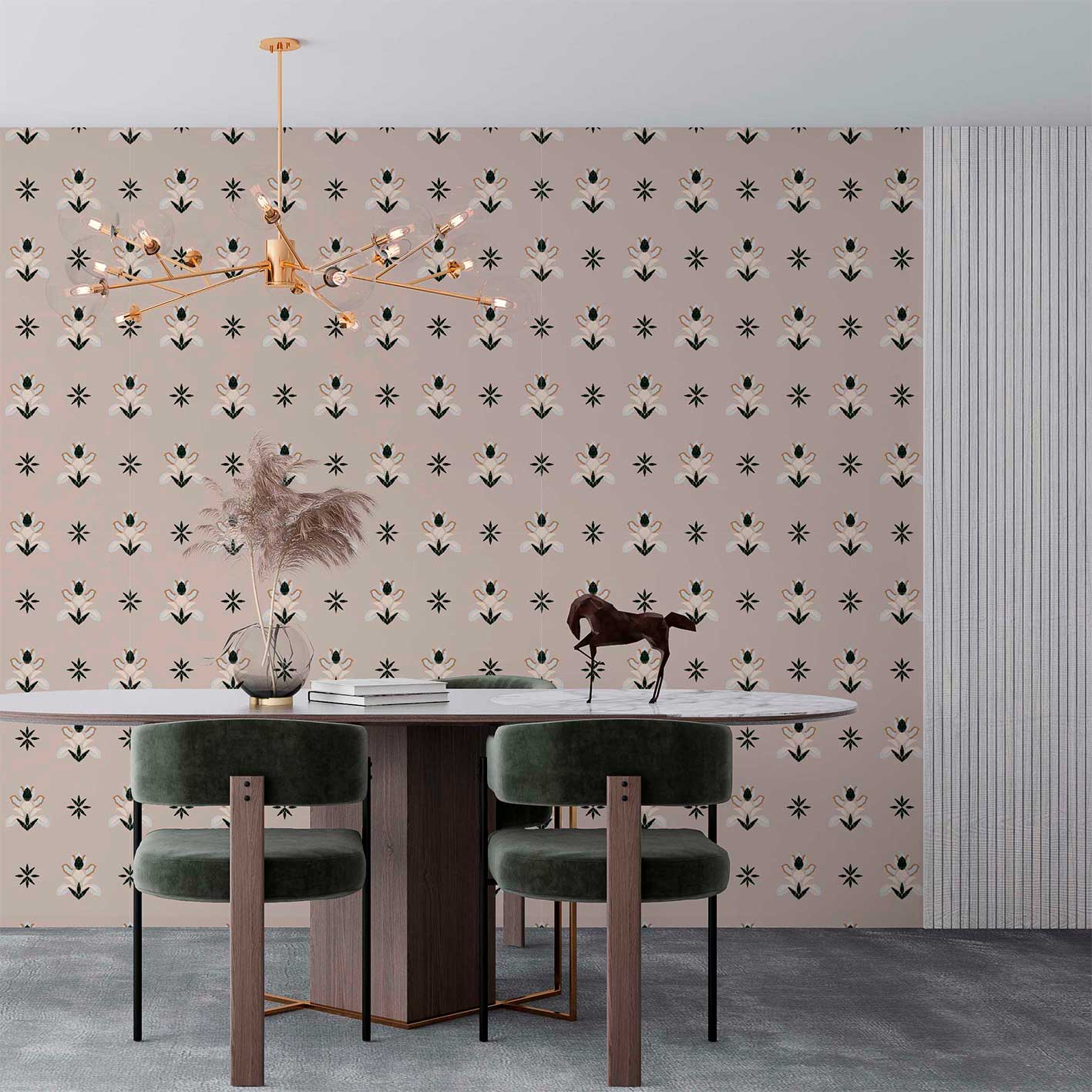 Papel de Parede Abstracto Étnico