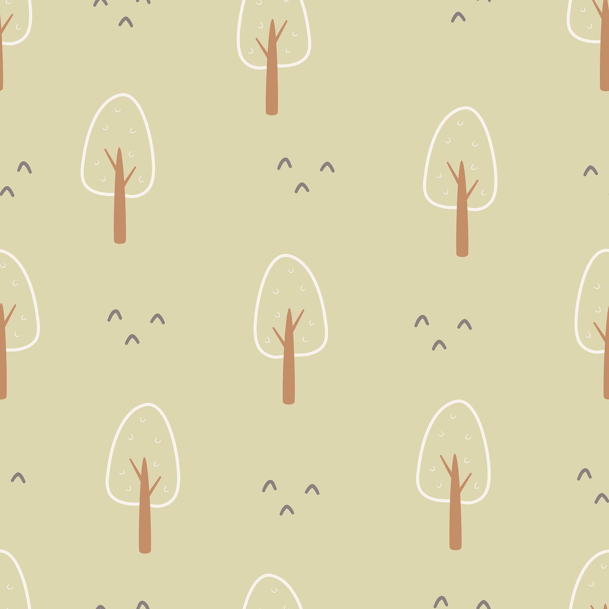 Papel de parede Infantil Floresta - Papieris