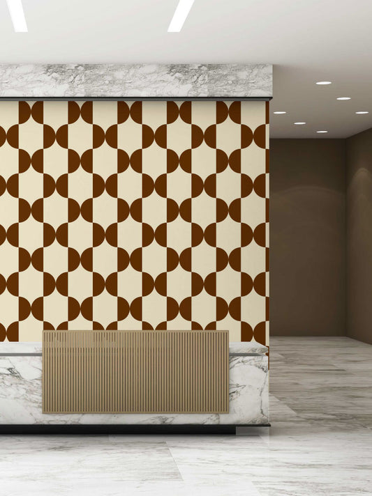 Papel de Parede Retro Circles