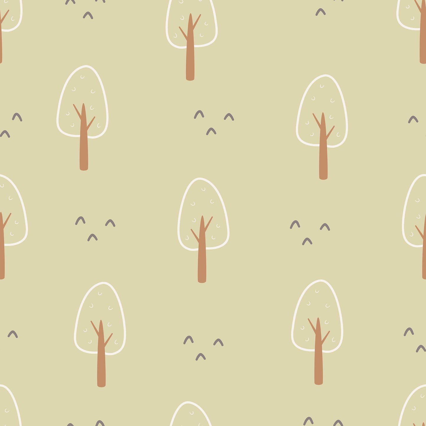 Papel de parede Infantil Floresta - Papieris